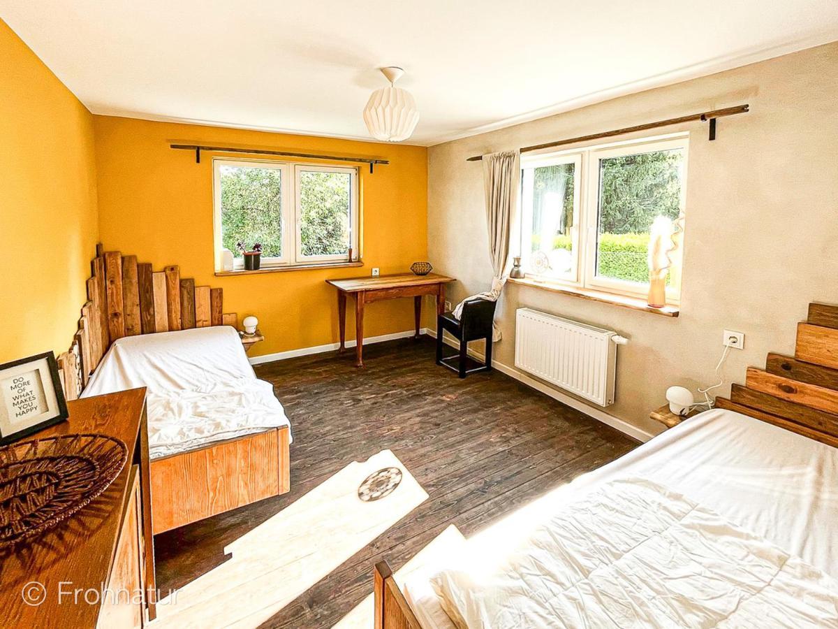Tolles Ferienhaus Frohnatur Mit Sauna In Ruhiger Lage Plauen Extérieur photo