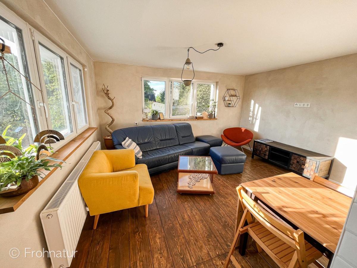 Tolles Ferienhaus Frohnatur Mit Sauna In Ruhiger Lage Plauen Extérieur photo